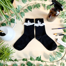 Load image into Gallery viewer, Moon Bunny Lace Socks