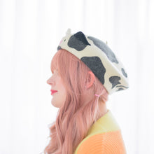Load image into Gallery viewer, Cow Beret