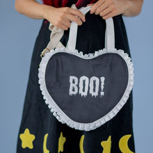 Load image into Gallery viewer, Ghost Heart Ruffle Purse