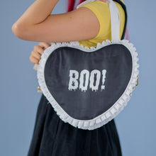 Load image into Gallery viewer, Ghost Heart Ruffle Purse