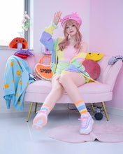 Load image into Gallery viewer, Shooting Star Rainbow socks