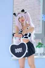 Load image into Gallery viewer, Ghost Heart Ruffle Purse