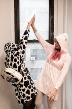 Load image into Gallery viewer, Strawberry Cow Hoodie Dress