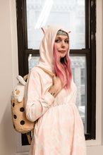 Load image into Gallery viewer, Strawberry Cow Hoodie Dress