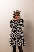 Load image into Gallery viewer, Cow Hoodie Dress
