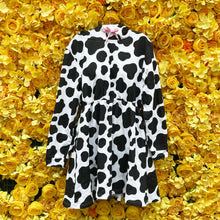 Load image into Gallery viewer, Cow Hoodie Dress