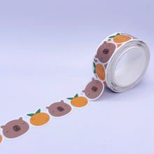 Load image into Gallery viewer, Capybara die cut washi tape
