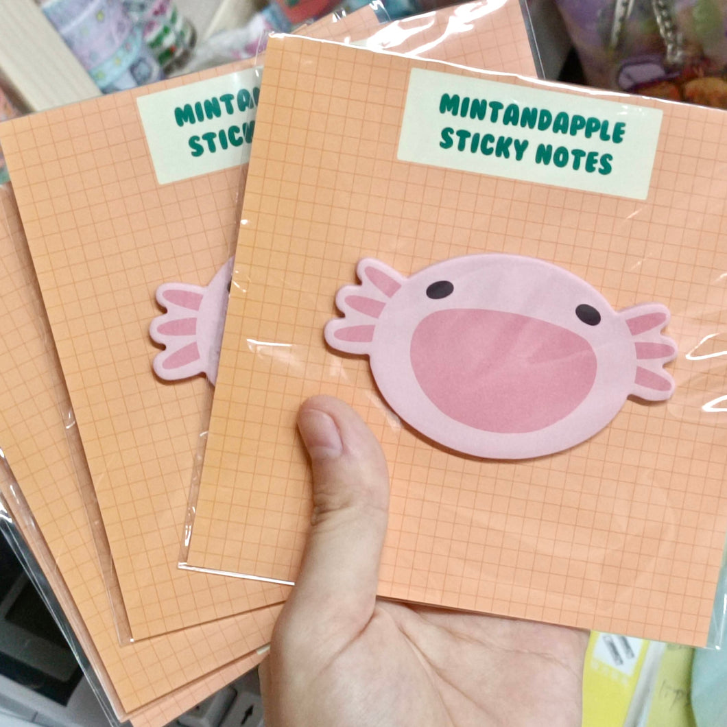 Axolotl Sticky Notes