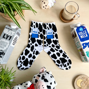 Cow Milk Socks