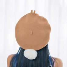 Load image into Gallery viewer, Brown Bunny Beret
