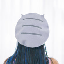 Load image into Gallery viewer, Grey Kitty beret
