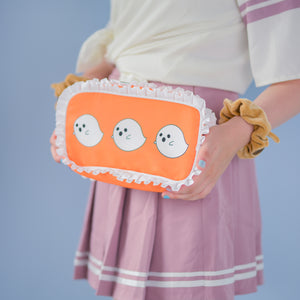 Ruffle Ghost Pouch