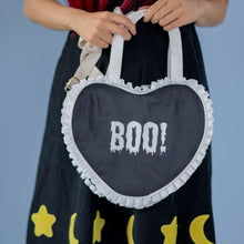 Load image into Gallery viewer, Ghost Heart Ruffle Purse
