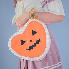 Load image into Gallery viewer, Heart shaped Pumpkin Purse
