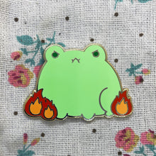 Load image into Gallery viewer, Angy Frog Pin
