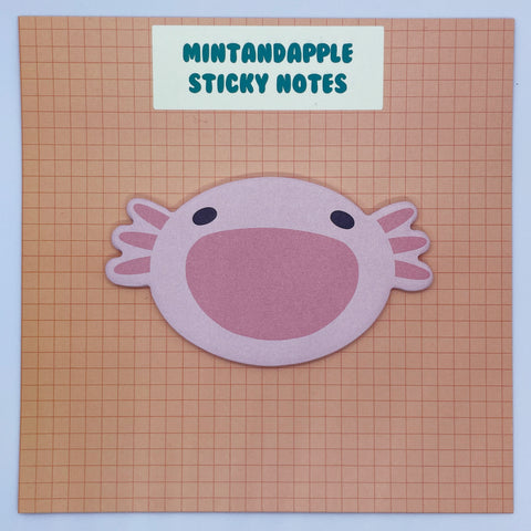 Axolotl Sticky Notes