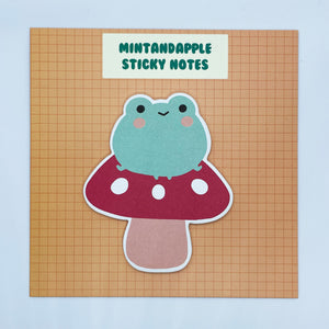 Mushroom Frog Sticky Notes