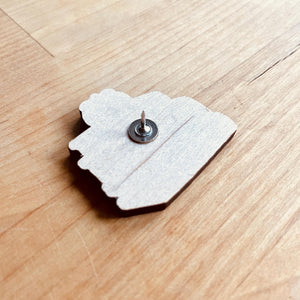 Unfinished Sketchbook Collector Wooden Pin