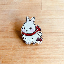 Load image into Gallery viewer, Cozy Bunny Wooden Pin
