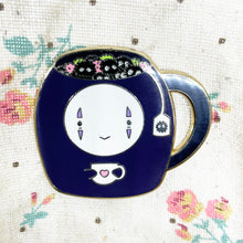 Load image into Gallery viewer, No face soot sprite tea Pin
