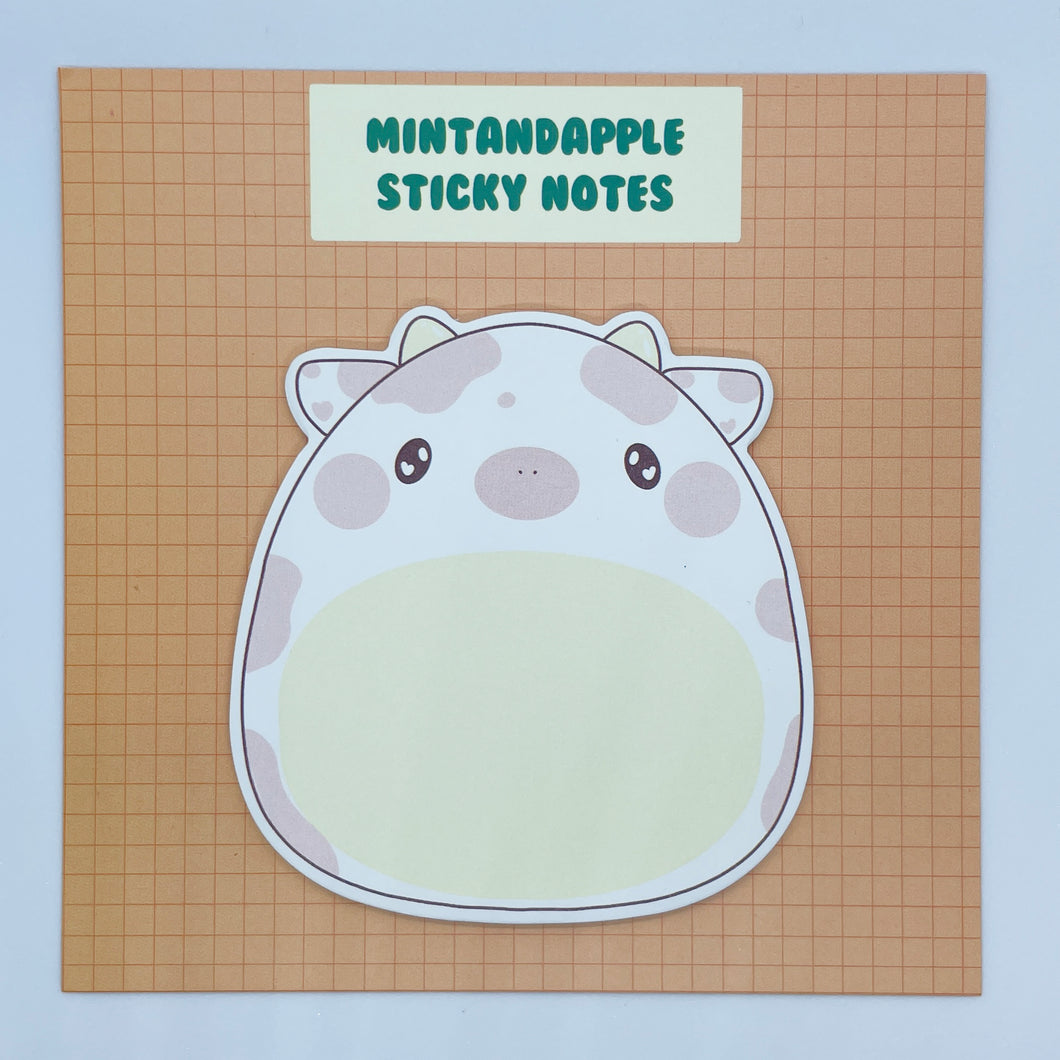 Strawberry Cow Sticky Notes