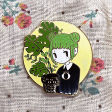 Load image into Gallery viewer, Plant Girl Pin
