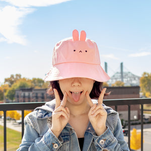 Pink Bunny Bucket Hat