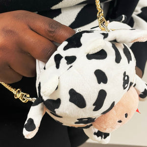 Cow Plushie Purse