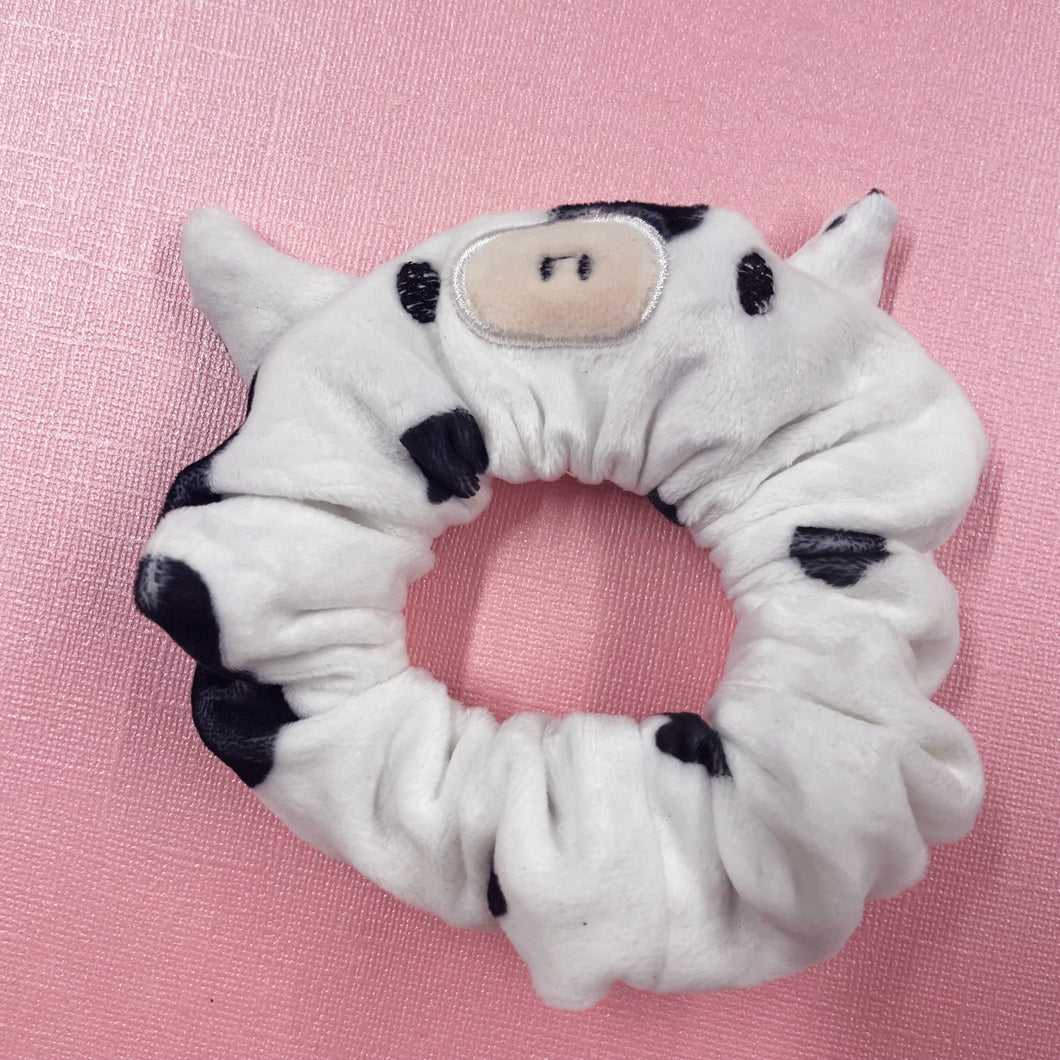 Cow Scrunchie